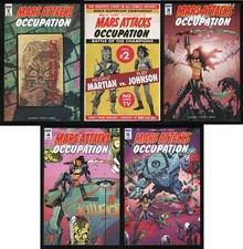 Mars Attacks Occupation Comic Set 1-2-3-4-5 Lot IDW Alien Martian Invasion UFO picture