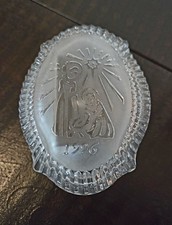 WATERFORD CRYSTAL Songs Of Christmas Music Box First Edition 1996 Silent Night picture