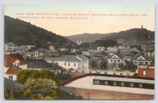Hot Springs Arkansas View From Moody Hotel Arlington Observatory c1908 Postcard picture