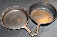 Griswold Cast Iron #80 Double Skillet, 1102 Top & 1103 Bottom picture
