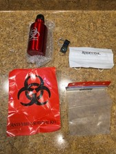 PS2 Resident Evil Outbreak GameStop Promo Anti-Virus Survival Bottle & Kit picture
