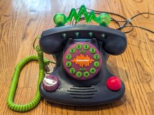 Vintage 1997 Nickelodeon Talk Blaster N2500 Telephone w/ Manual UNTESTED 90s picture