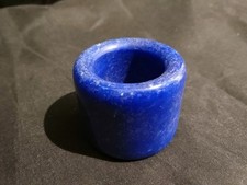 Excellent Pure Chinese Blue Jade Thumb Ring ！！！ picture