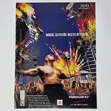 World Destruction League WDL WarJetz Sony PS1 Altitude Print Ad/Poster Promo Art picture
