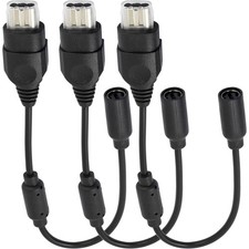 whiteeeen 3pcs Breakaway Cable for Original Xbox Wired Controller picture
