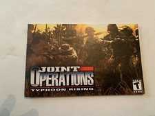 2004 Joint Operations Typhoon Rising Novalogic Game Manual picture