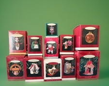 Vintage Hallmark Keepsake Ornament Mixed Lot 11pc 1990-1998 Boxed picture
