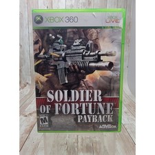 Soldier of Fortune: Payback - Xbox 360 - War/Shooter Game Complete picture