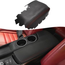 Center Console Armrest Cover for Lexus IS250 IS350 2014-2020 Black Leather picture