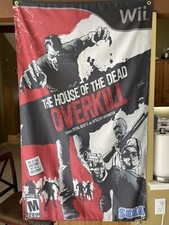 The House of the Dead Overkill 5ft Flag Nintendo Wii 2009 Banner SEGA Lightgun picture