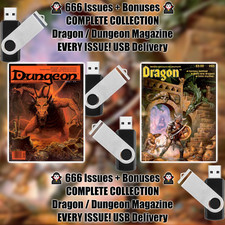 666 Issues Dragon / Dungeon Magazine Complete Collection + Bonus picture