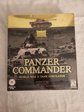 Panzer Commander World War II Tank Simulator PC Game BIG BOX 1998 NEW Windows 95 picture