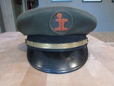 Vintage RARE Illinois Central Railroad I.C.R.R. Conductor Hat Police Cap ? picture