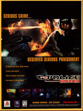 G Police Weapons of Justice - Video Game Print Ad / Poster Promo Art 1999 picture