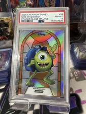 Disney 2025 Kakawow Disney Mike Wazowski 30/50 Stained Glass-Orange  #94 PSA 8 picture