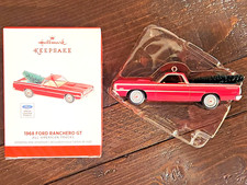 Hallmark Keepsake Ornament GM 1968 Ford Ranchero GT From 2014 * NIB * Christmas picture