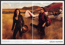Louis Vuitton Bono and Wife Ali Africa 2010s Print Advertisement (2 pgs) 2010 picture