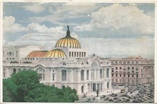 Postcard Mexico: Palacio de Bellas Artes Exterior, Mexico City, WB 1920's picture