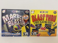 Blast Thru & Marble Blaster PC Computer CDRom E Extreme Games + Cardboard Sleeve picture