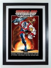 Youngblood Battlezone II Rob Liefeld Stephen Platt Framed Wizard Comic Page 1994 picture
