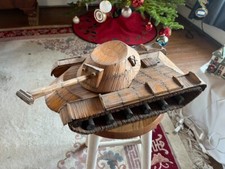 Prison Folk Art Model US Battle Tank  made with matches in Turkish jail picture
