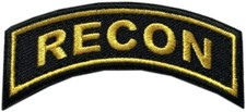 RECON USA Special Forces Rocker Tab Patch [