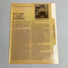 Vintage 35mm Camera Buying Guide - 1978 Retro Consumer Guide Article picture