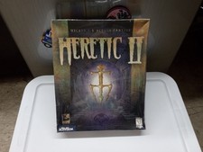 SEALED Heretic II PC Big Box Game Activision Windows 95 98 Action Fantasy Raven picture