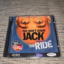 You Don't Know Jack Volume 4 The Ride (PC, 1998) picture