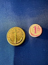 MILITARY NAVY BUTTON CONSULATE ERA 1ST EMPIRE 19TH CENTURY picture