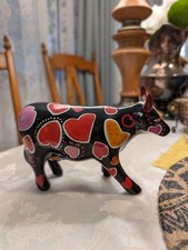 Rare Cow Parade Cow-een of Hearts (Queen) 2007 Medium ceramic #47390 A. Forsyth picture