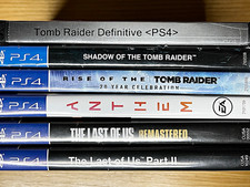 PS4 Lot 6 Games Tomb Raider Trilogy, Anthem, The Last of Us Remastered & Part II picture