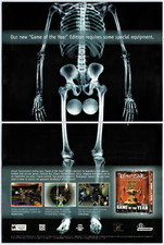 Vintage Print Ad 2000 Unreal Tournament Big Balls PC Original Promo Poster Art picture