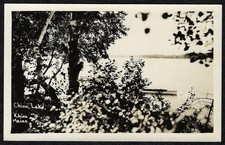 China, Maine RPPC - China Lake Scene Real Photo Postcard #8 picture