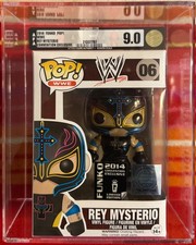 Funko Pop WWE - Rey Mysterio #06 - Comic Convention Exclusive - AFA 9.0 picture