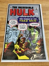 Signed Stan Lee Hulk #2 Poster 🔥🔥🔥 picture