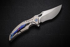 Rike Knife S05 Framelock Gray Ti M390 3.5