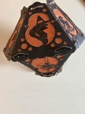 Antique Paper Halloween Lantern Very Rare Made In The USA picture