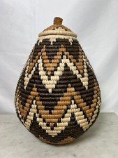 Handmade Zulu Beer Basket | Authentic African Craft  KwaZulu-Natal  12