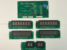 Pinbot by Williams Pinball 7 Digit LED Orange Display Kit, 6 pc Set.  picture
