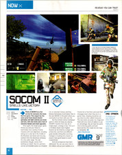 SOCOM II PS2 GMR Magazine Review Ad Gaming Collectible 2003 picture