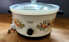 Vintage Spice of Life L'Automatique 5 Qt Sim-R-Pot Slow Cooker Corningware Kmart picture