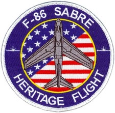 USAF ACC P-86 SABRE HERITAGE FLIGHT PATCH picture