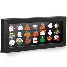 5x11 Enamel Pin Display Frame, Shadow Box, Wall & Desktop Display picture