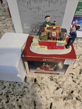 Lemax Hearthside Village Porcelain Book Vendor Christmas Village 1994 picture