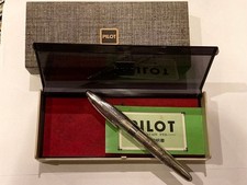 Vintage Pilot ART CRAFT SILVERN DRAGON STERLING SILVER Fountain Pen Japan picture