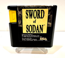 Sword of Sodan (Sega Genesis, 1990) Game Cartridge Only Fully TESTED AUTHENTIC picture