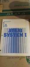 atari system 1 arcade manual #1066 picture