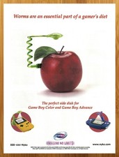 2001 NYKO Worm Light Gameboy Color/Advance GBA GBC Print Ad/Poster Game Pop Art picture