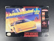 Titus Lamborghini American Challenge for Nintendo SNES Cartridge NTSC-U/C Racing picture